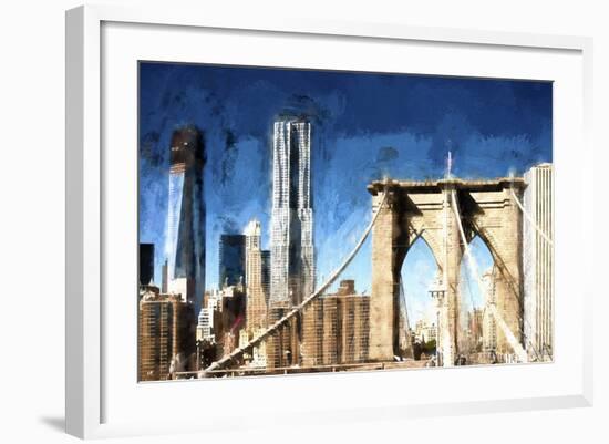 Towers City Bridge-Philippe Hugonnard-Framed Giclee Print