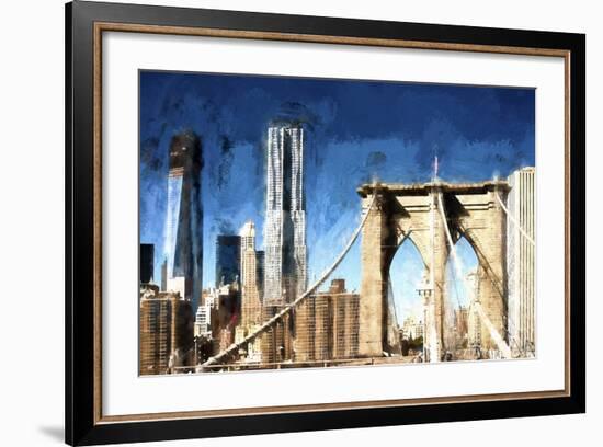 Towers City Bridge-Philippe Hugonnard-Framed Giclee Print