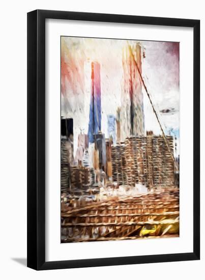 Towers - In the Style of Oil Painting-Philippe Hugonnard-Framed Giclee Print