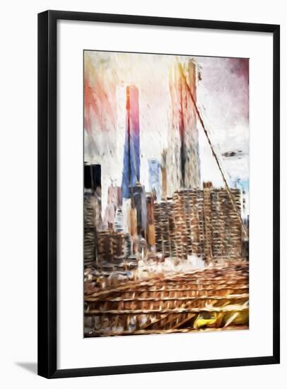 Towers - In the Style of Oil Painting-Philippe Hugonnard-Framed Giclee Print