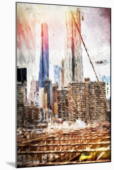 Towers - In the Style of Oil Painting-Philippe Hugonnard-Mounted Giclee Print