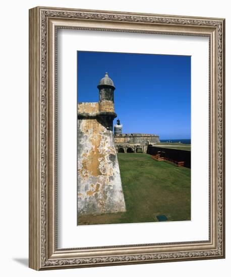 Towers of El Morro Fort Old San Juan Puerto Rico-George Oze-Framed Photographic Print