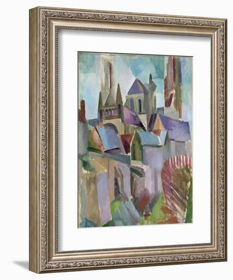 Towers of Laon, 1912-Robert Delaunay-Framed Giclee Print