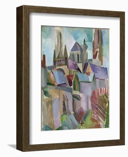 Towers of Laon, 1912-Robert Delaunay-Framed Giclee Print