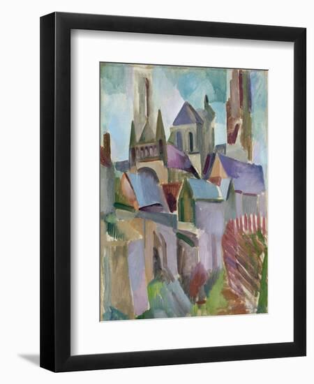 Towers of Laon, 1912-Robert Delaunay-Framed Giclee Print