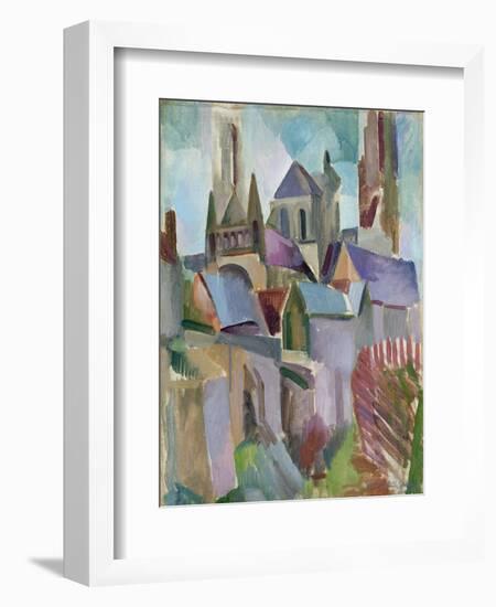 Towers of Laon, 1912-Robert Delaunay-Framed Giclee Print