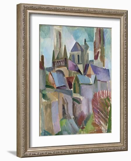 Towers of Laon, 1912-Robert Delaunay-Framed Giclee Print