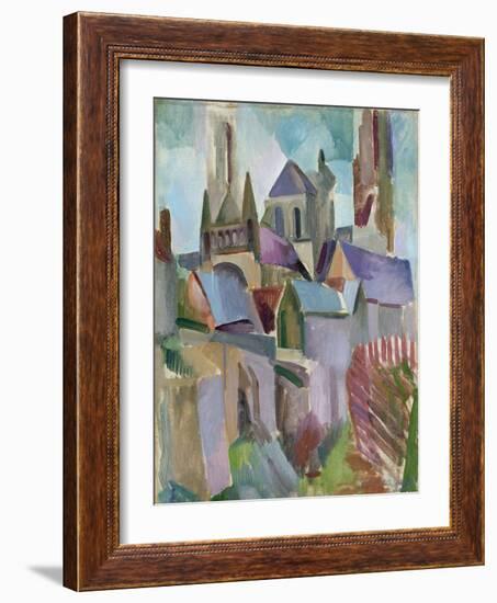 Towers of Laon, 1912-Robert Delaunay-Framed Giclee Print