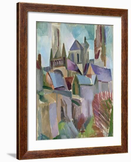 Towers of Laon, 1912-Robert Delaunay-Framed Giclee Print