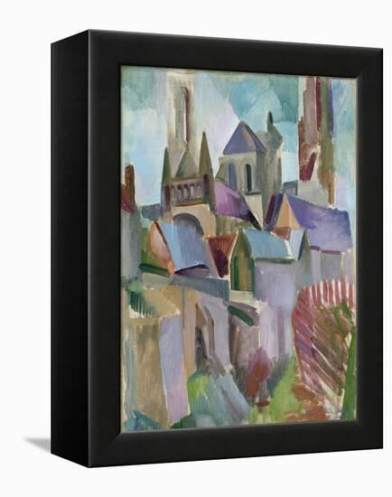 Towers of Laon, 1912-Robert Delaunay-Framed Premier Image Canvas