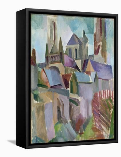 Towers of Laon, 1912-Robert Delaunay-Framed Premier Image Canvas