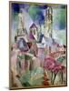 Towers of Laon (Oil on Canvas, 1912)-Robert Delaunay-Mounted Giclee Print