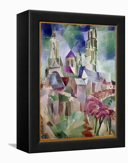Towers of Laon (Oil on Canvas, 1912)-Robert Delaunay-Framed Premier Image Canvas