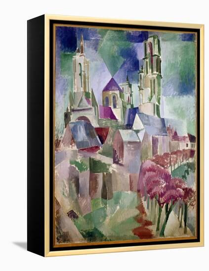 Towers of Laon (Oil on Canvas, 1912)-Robert Delaunay-Framed Premier Image Canvas