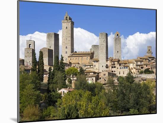 Towers of San Gimignano, UNESCO World Heritage Site, Tuscany, Italy, Europe-Richard Cummins-Mounted Photographic Print