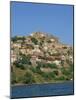 Town and Castle on the Skyline at Molyvos, on Lesbos, North Aegean Islands, Greece-Lightfoot Jeremy-Mounted Photographic Print