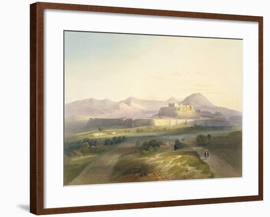 Town and Citadel of Ghuznee, engraved by W.L. Walton, 1848-James Rattray-Framed Giclee Print