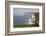 Town and Cliffs, Elevated View, Yport, Normandy, France-Walter Bibikow-Framed Photographic Print