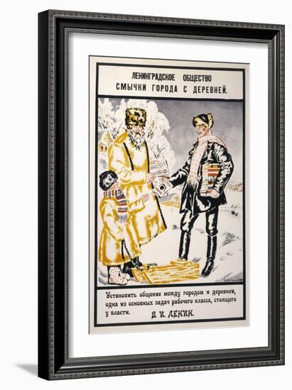 Town and Country United-Boris Kustodiyev-Framed Art Print