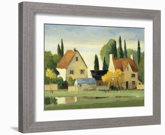 Town and Country VII-Max Hayslette-Framed Giclee Print