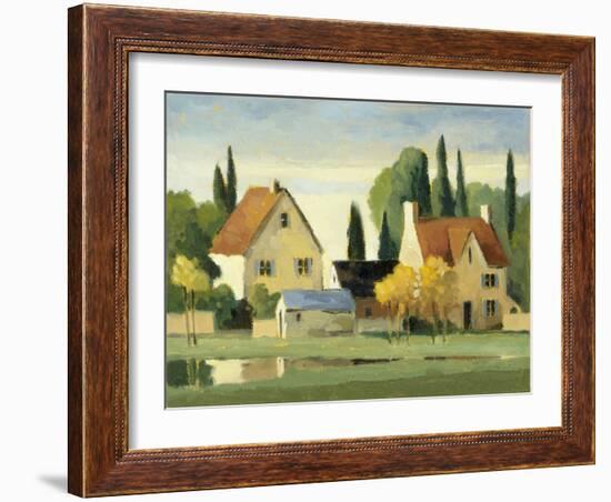 Town and Country VII-Max Hayslette-Framed Giclee Print
