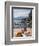 Town and Lakeside Cafe, Menaggio, Lake Como, Lombardy, Italian Lakes, Italy, Europe-Frank Fell-Framed Photographic Print