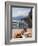 Town and Lakeside Cafe, Menaggio, Lake Como, Lombardy, Italian Lakes, Italy, Europe-Frank Fell-Framed Photographic Print