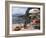 Town and Lakeside Cafe, Menaggio, Lake Como, Lombardy, Italian Lakes, Italy, Europe-Frank Fell-Framed Photographic Print