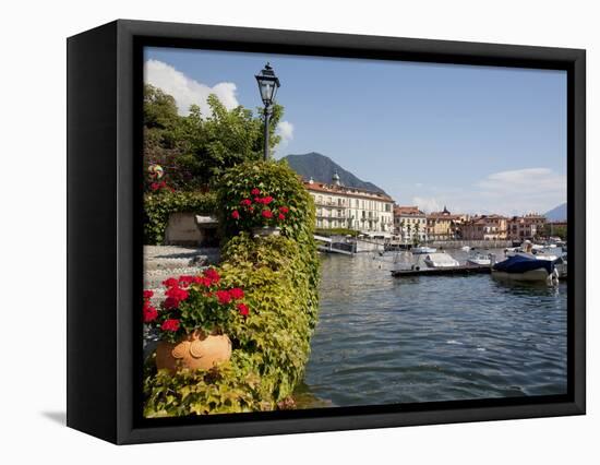 Town and Lakeside, Menaggio, Lake Como, Lombardy, Italian Lakes, Italy, Europe-Frank Fell-Framed Premier Image Canvas