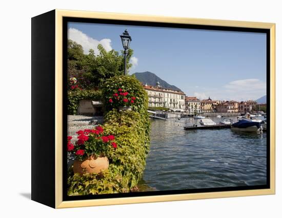 Town and Lakeside, Menaggio, Lake Como, Lombardy, Italian Lakes, Italy, Europe-Frank Fell-Framed Premier Image Canvas