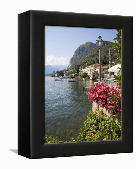 Town and Lakeside, Menaggio, Lake Como, Lombardy, Italian Lakes, Italy, Europe-Frank Fell-Framed Premier Image Canvas