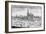 Town and Memorable Abbey of Saint-Denis (Engraving)-French-Framed Giclee Print