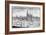 Town and Memorable Abbey of Saint-Denis (Engraving)-French-Framed Giclee Print