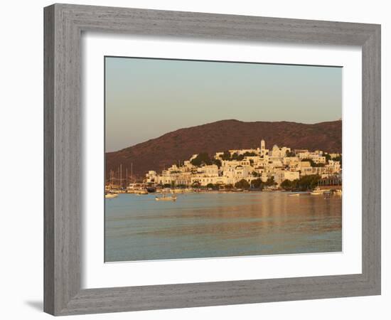 Town and Port, Adamas, Milos, Cyclades Islands, Greek Islands, Aegean Sea, Greece, Europe-Tuul-Framed Photographic Print