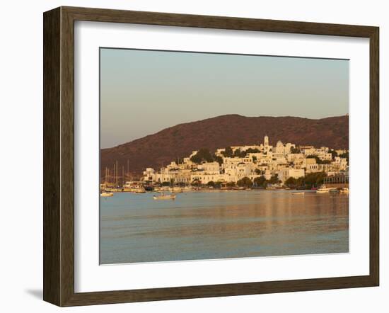 Town and Port, Adamas, Milos, Cyclades Islands, Greek Islands, Aegean Sea, Greece, Europe-Tuul-Framed Photographic Print