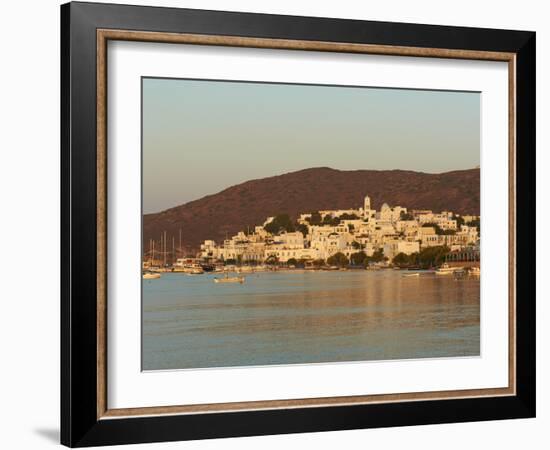 Town and Port, Adamas, Milos, Cyclades Islands, Greek Islands, Aegean Sea, Greece, Europe-Tuul-Framed Photographic Print