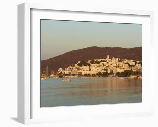 Town and Port, Adamas, Milos, Cyclades Islands, Greek Islands, Aegean Sea, Greece, Europe-Tuul-Framed Photographic Print