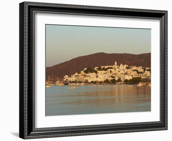 Town and Port, Adamas, Milos, Cyclades Islands, Greek Islands, Aegean Sea, Greece, Europe-Tuul-Framed Photographic Print