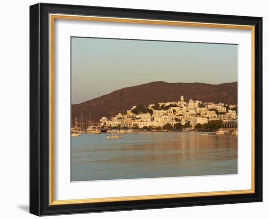 Town and Port, Adamas, Milos, Cyclades Islands, Greek Islands, Aegean Sea, Greece, Europe-Tuul-Framed Photographic Print