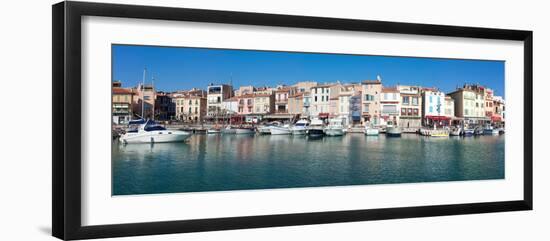 Town and port, Cassis, Bouches-Du-Rhone, Provence-Alpes-Cote D'Azur, France-null-Framed Photographic Print