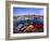 Town Buildings and Colorful Boats in Bay, Rockport, Maine, USA-Jim Zuckerman-Framed Photographic Print