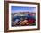 Town Buildings and Colorful Boats in Bay, Rockport, Maine, USA-Jim Zuckerman-Framed Photographic Print