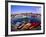 Town Buildings and Colorful Boats in Bay, Rockport, Maine, USA-Jim Zuckerman-Framed Photographic Print