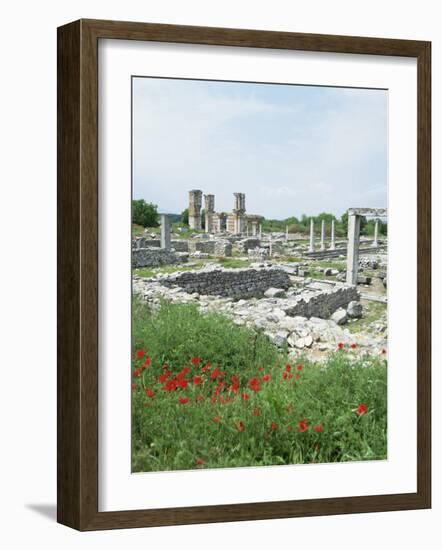 Town Built for Octavia Over the Assassins of Julius Caesar in 42 Bc, Philippi (Filipi), Greece-Tony Gervis-Framed Photographic Print