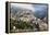 Town Built on a Hillside, Positano, Italy-George Oze-Framed Premier Image Canvas