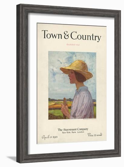 Town & Country, April 1st, 1923-null-Framed Art Print