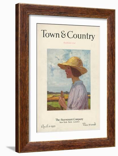 Town & Country, April 1st, 1923-null-Framed Art Print