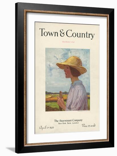 Town & Country, April 1st, 1923-null-Framed Art Print