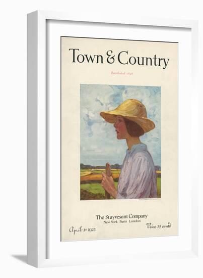 Town & Country, April 1st, 1923-null-Framed Art Print