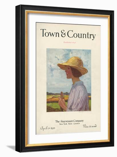 Town & Country, April 1st, 1923-null-Framed Art Print